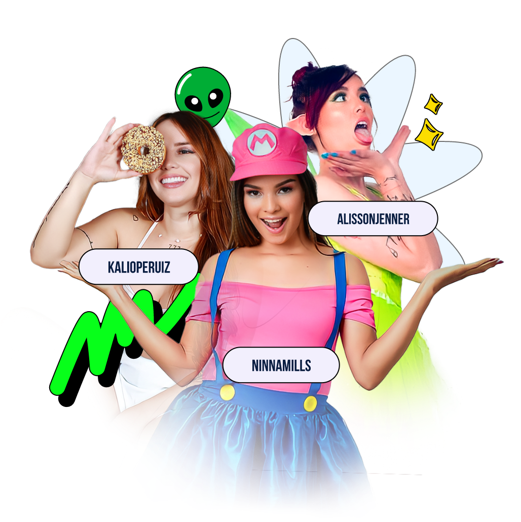 Cosplaying girls